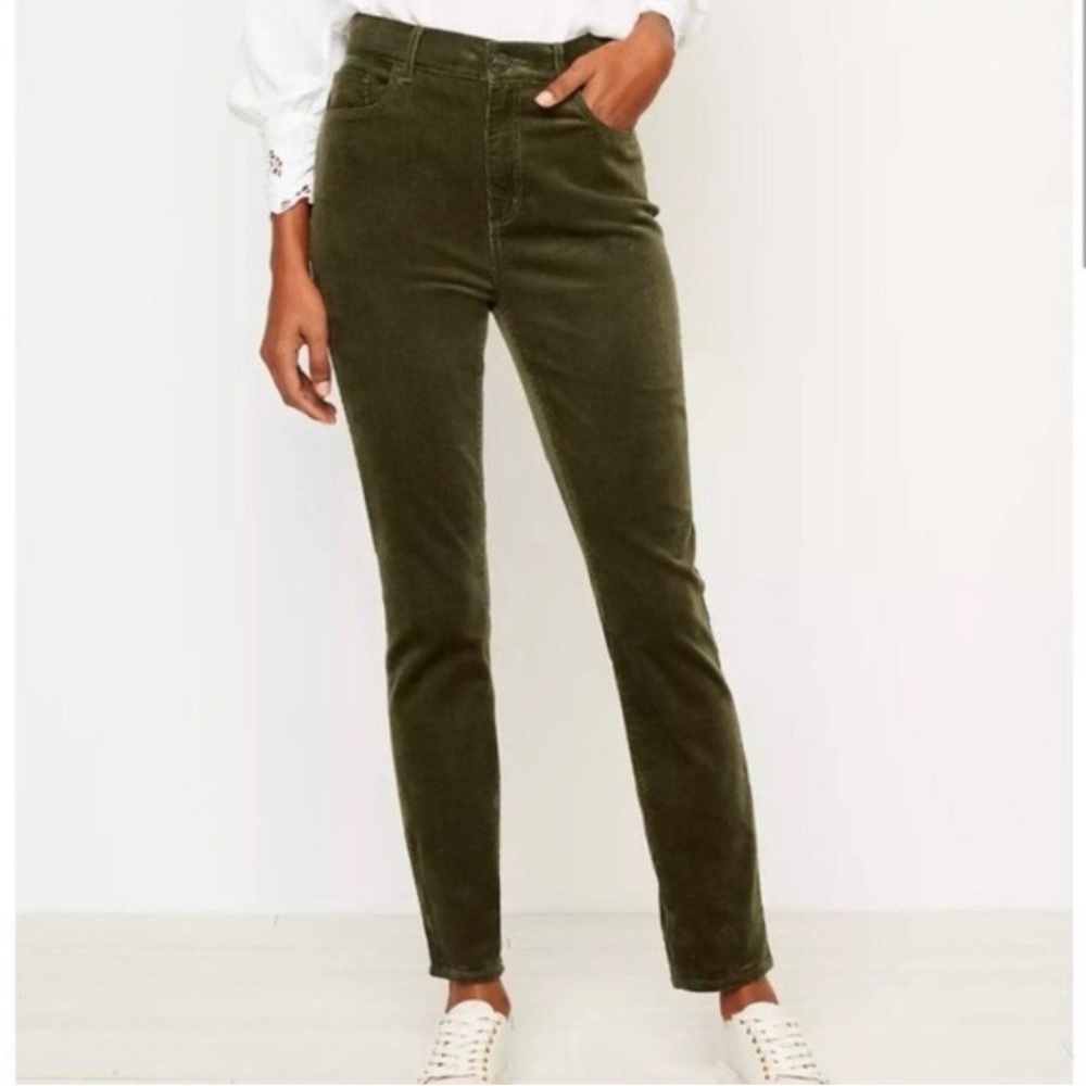 NWT Ann Taylor Loft High Rise Skinny Corduroy Pants